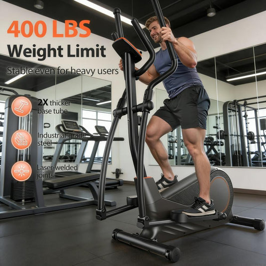 400-LBS Capacity Elliptical Trainer with 16 Resistance Levels